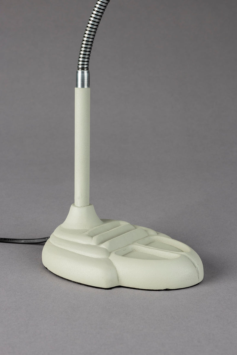 Tischlampe Janna in Beige mit flexiblem Metallfuß von Dutchbone
