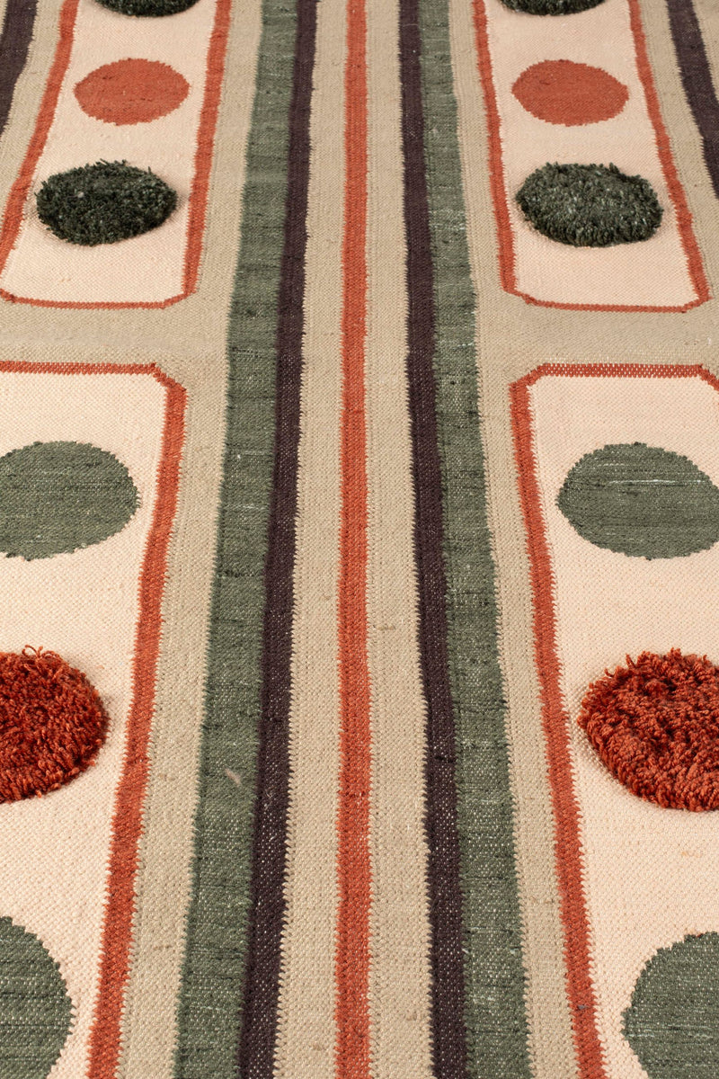 Teppich Haydon 160x230 Grau von Dutchbone im Boho-Retro-Stil fürs