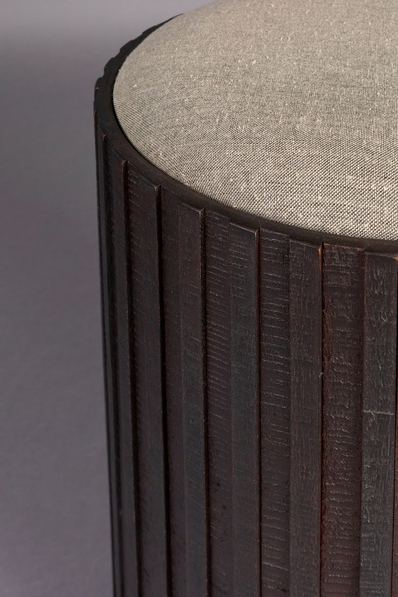 Pouf Bay mit Stauraum aus recyceltem Teakholz in Braun von Dutchbone