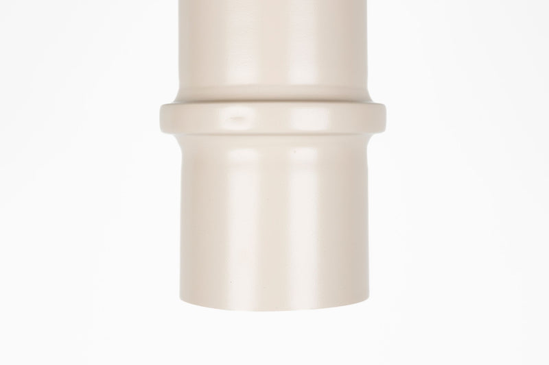 Pendelleuchte Duct S Rosa aus Eisen mit E14-Fassung fürs Wohnzimmer