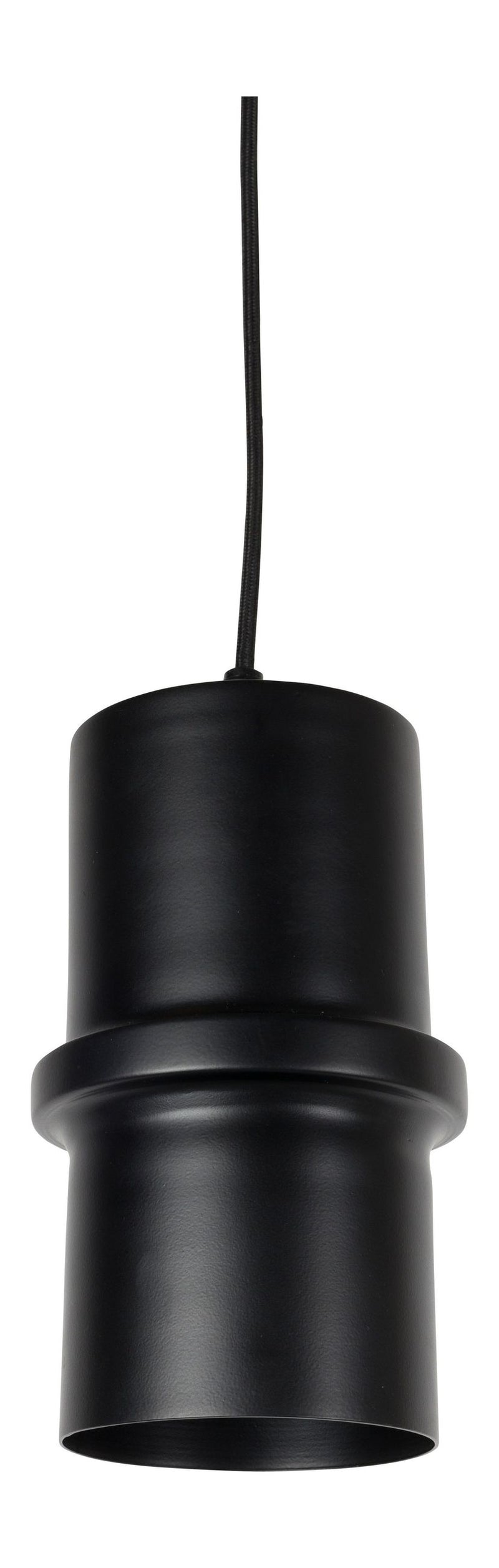 Pendelleuchte Duct S Schwarz mit E14-Fassung aus Eisen für Esszimmer