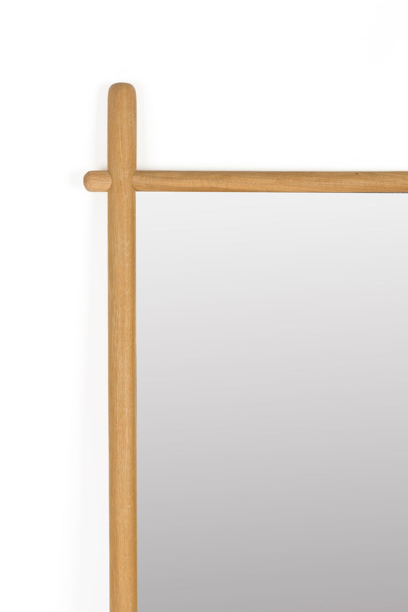 Standspiegel Solene aus Eichenholz in Natur, 58 x 160 cm für den Flur