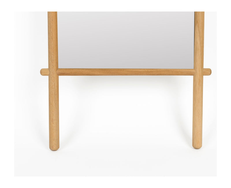 Standspiegel Solene aus Eichenholz in Natur, 58 x 160 cm für den Flur