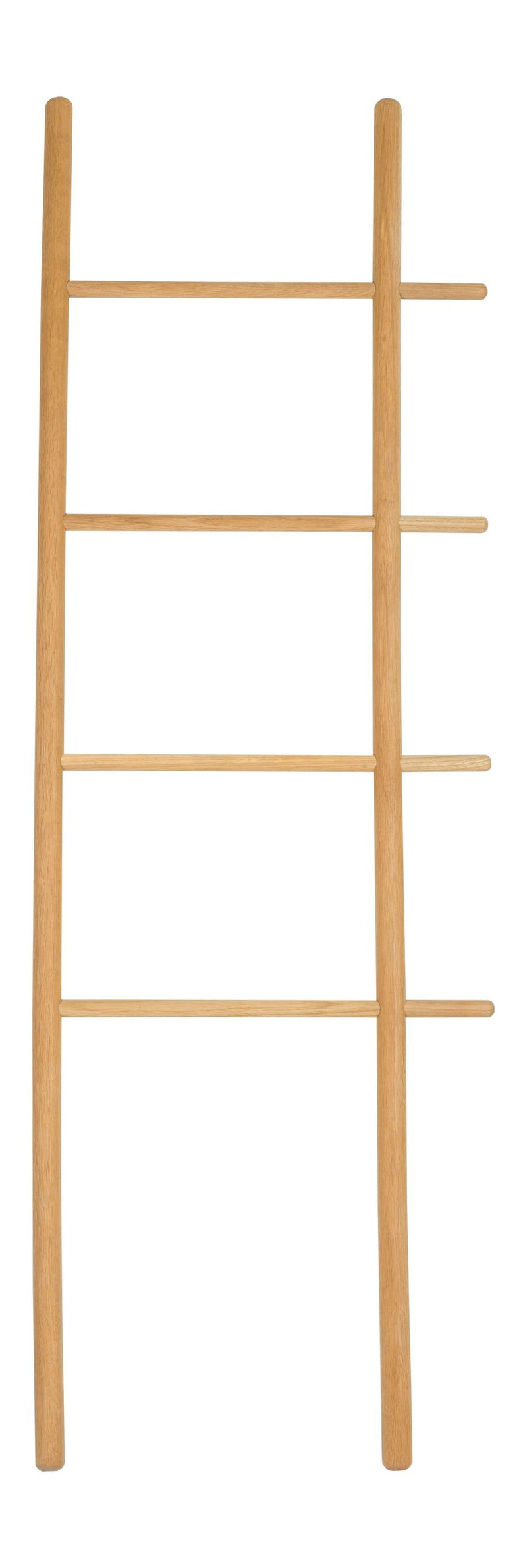 Dekoleiter Jhon aus Eichenholz, Natur, 156,5 cm für Wohnzimmer & Flur