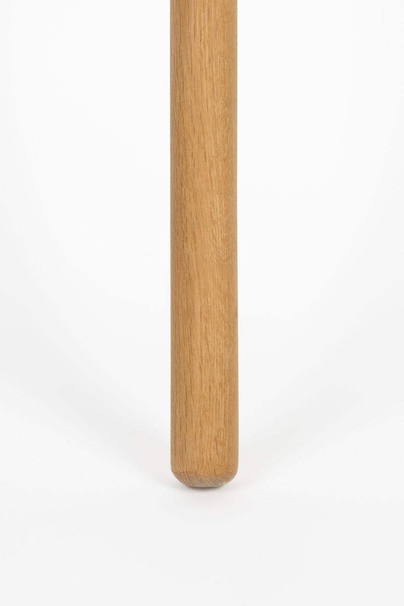 Dekoleiter Jhon aus Eichenholz, Natur, 156,5 cm für Wohnzimmer & Flur