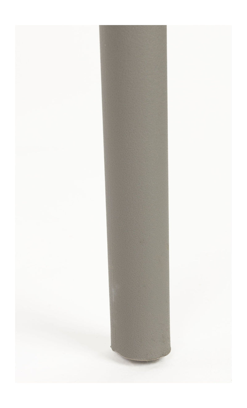 Gartenstuhl Serra im 4er-Set, Grau aus wetterfestem Kunststoff