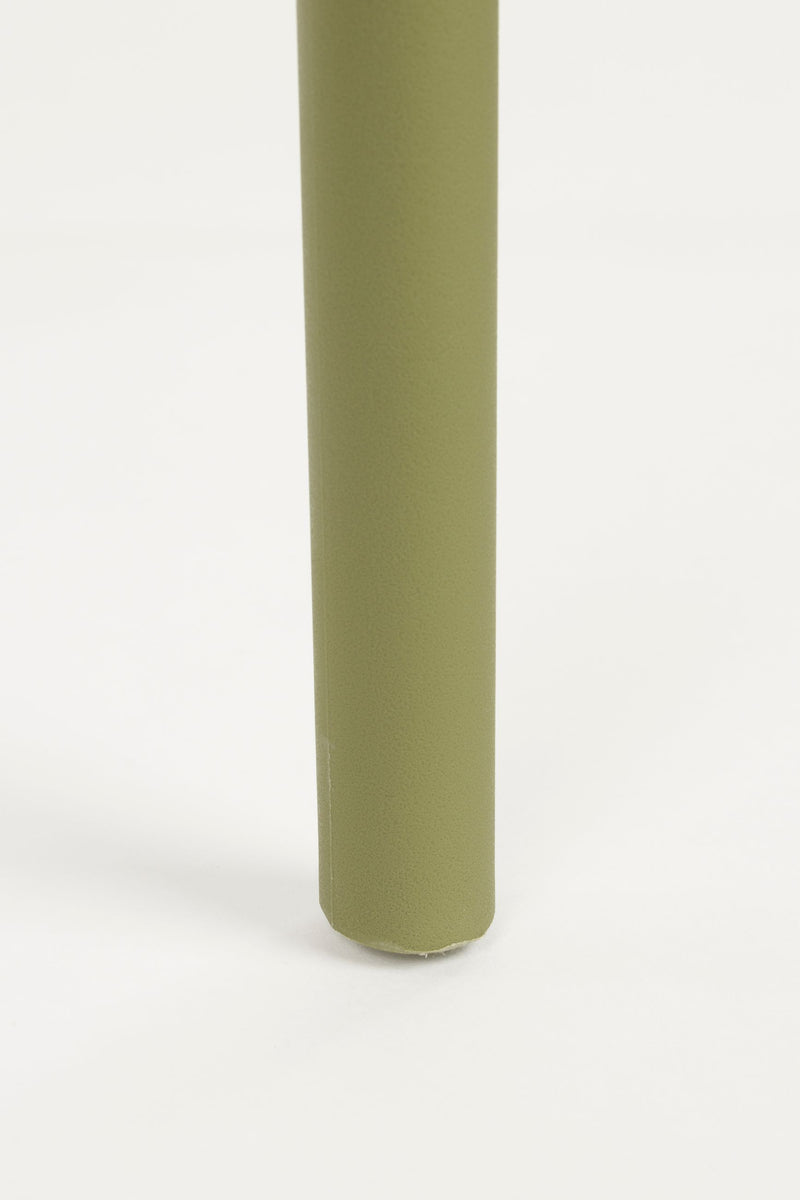 Gartenstuhl Serra im 4er-Set, Grün aus Kunststoff für Balkon