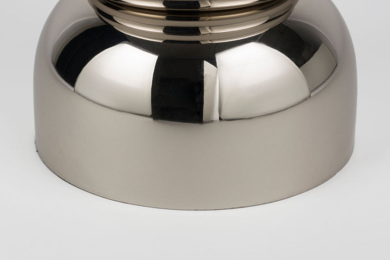 Beistelltisch Kinga in Silber aus Eisen, skulpturale Form fürs