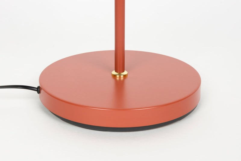 Stehlampe Aero Rot aus Metall, höhenverstellbar fürs Wohnzimmer