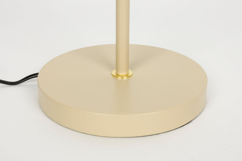 Tischlampe Aero Beige aus Metall, höhenverstellbar mit GU10-Fassung