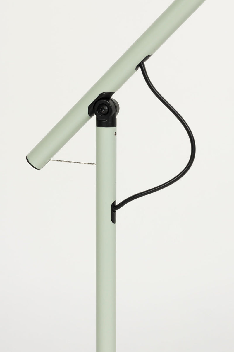 Tischlampe Aero, verstellbar aus Metall in Grün mit GU10-Fassung