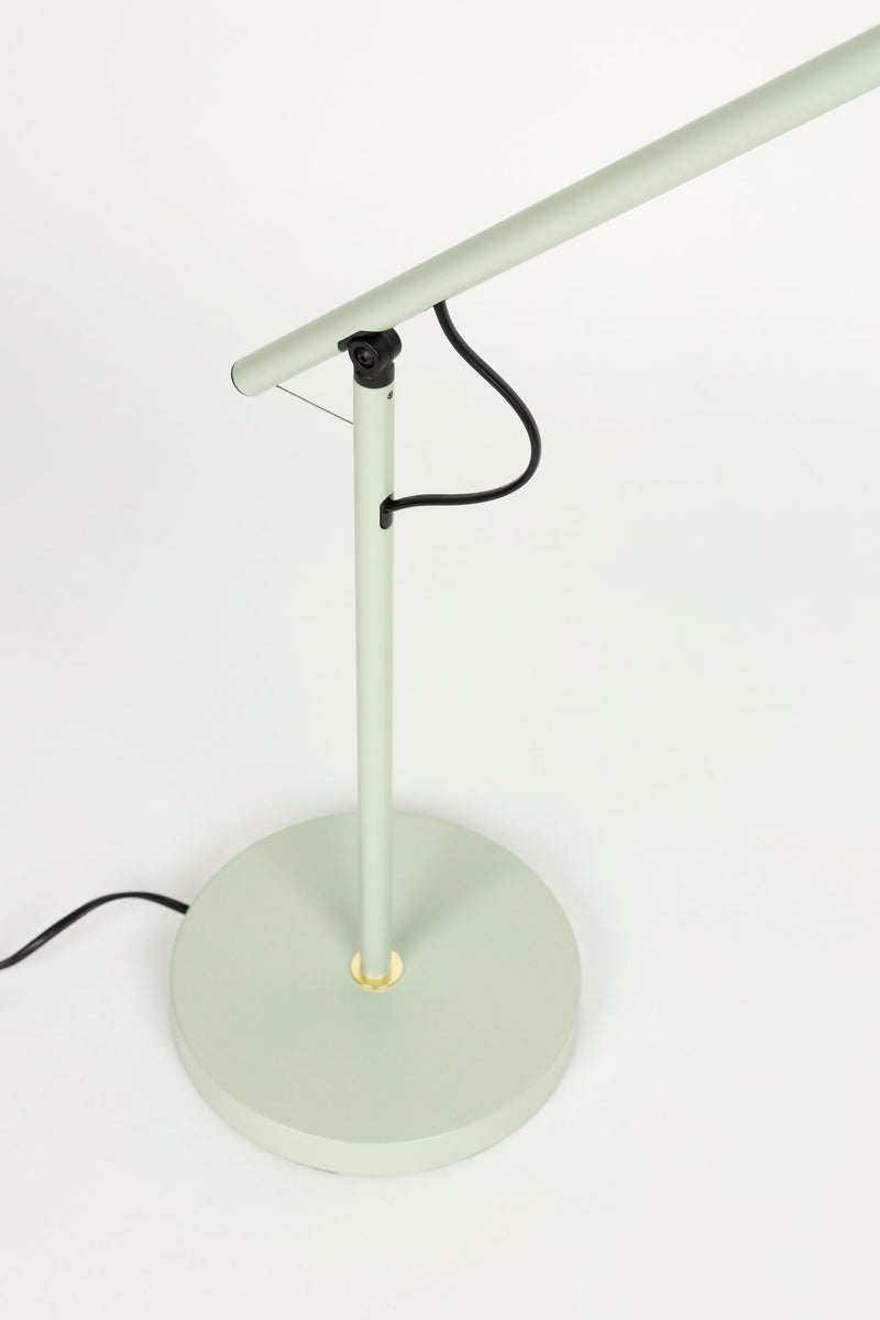 Tischlampe Aero, verstellbar aus Metall in Grün mit GU10-Fassung