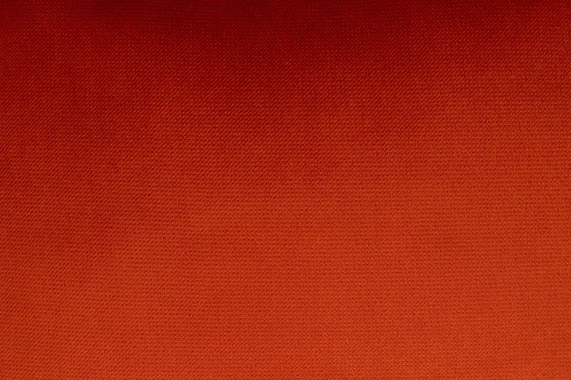 Loungesessel Beefy Orange, drehbar mit Samtstoff-Bezug und Metallfuß