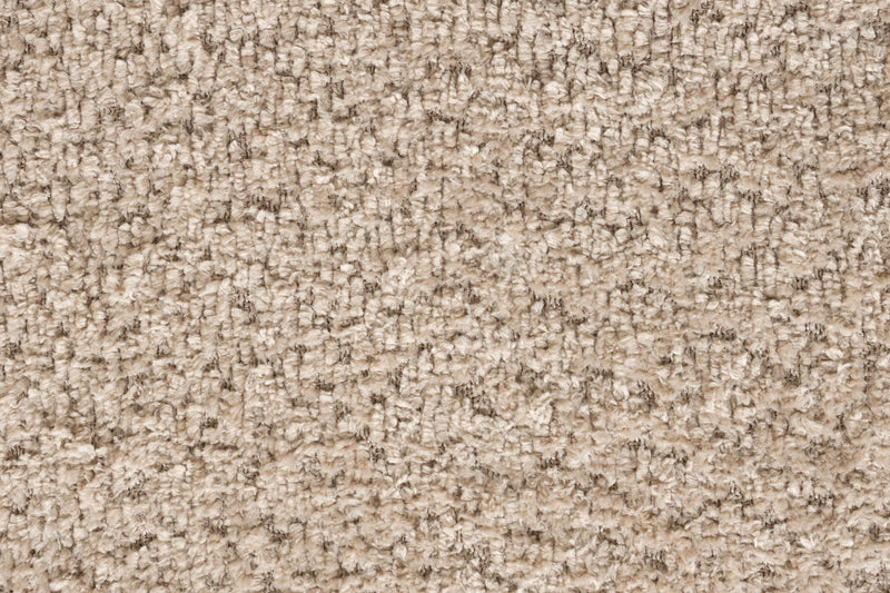 Barhocker Jolien im 2er-Set, Bouclé Beige mit schwarzem Metallgestell