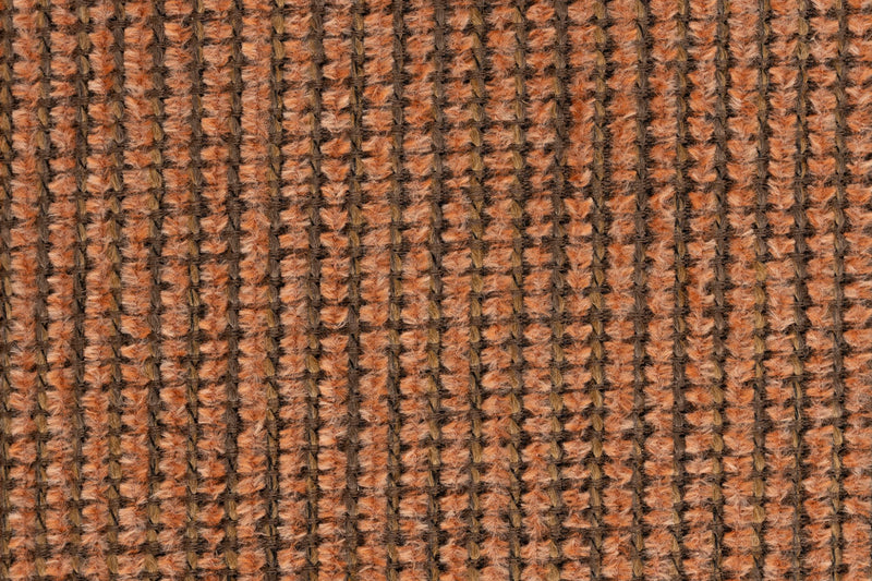 Hocker Staple Terracotta mit verspieltem Blockdesign, 40x40 cm