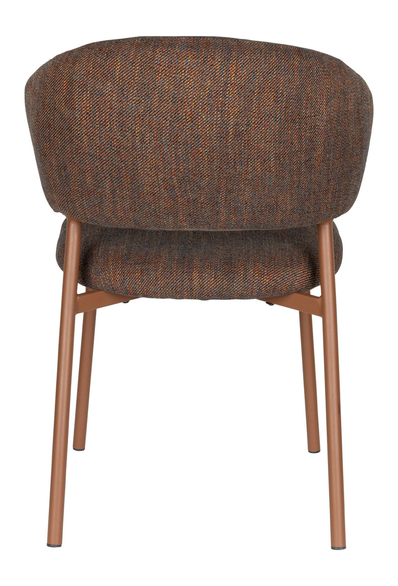Esszimmerstuhl Jasmine im 2er-Set, Multicolour mit Metallgestell