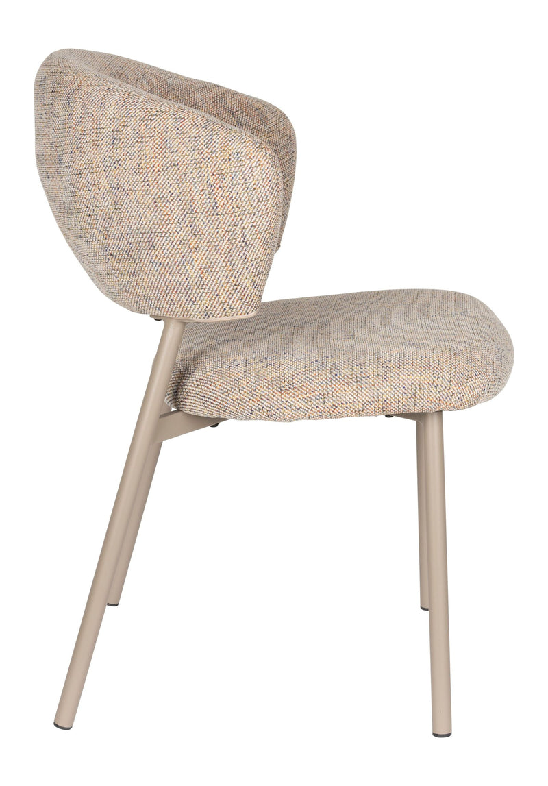 Esszimmerstuhl Jasmine im 2er-Set, Multicolour mit Metallgestell