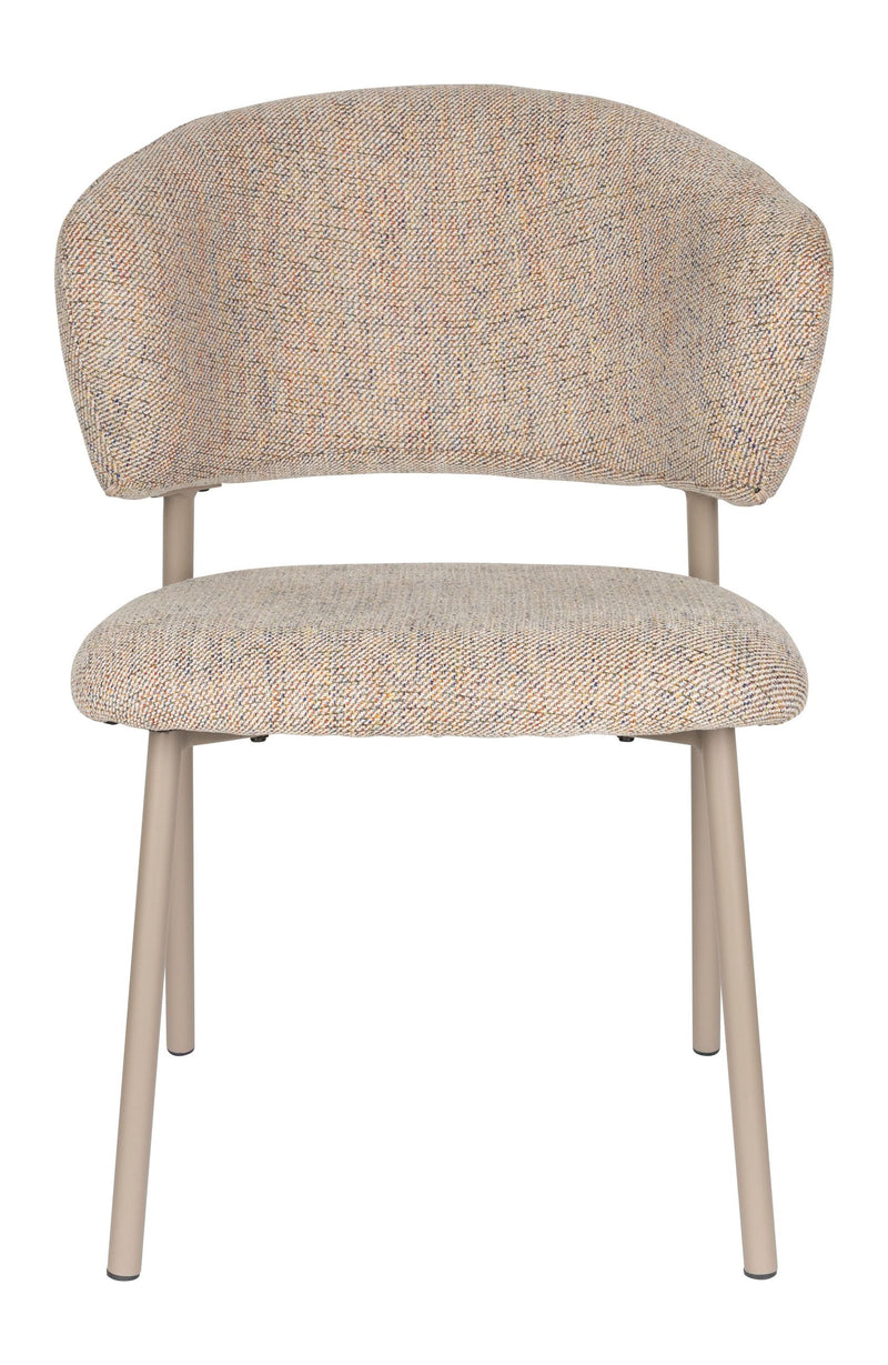 Esszimmerstuhl Jasmine im 2er-Set, Multicolour mit Metallgestell