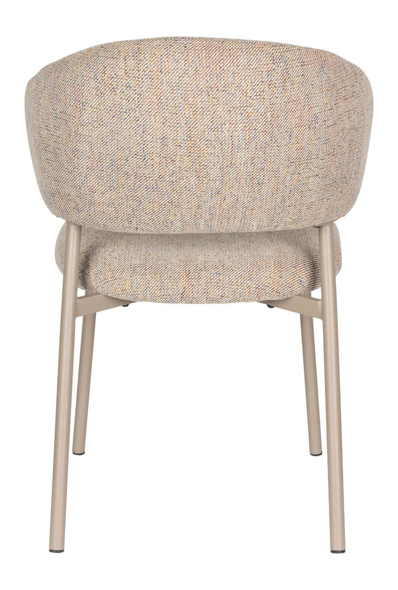 Esszimmerstuhl Jasmine im 2er-Set, Multicolour mit Metallgestell
