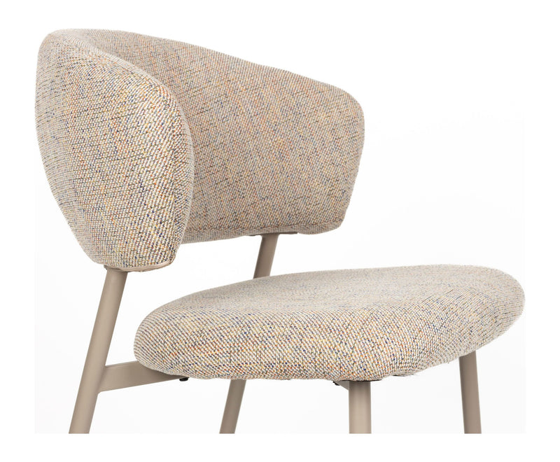 Esszimmerstuhl Jasmine im 2er-Set, Multicolour mit Metallgestell
