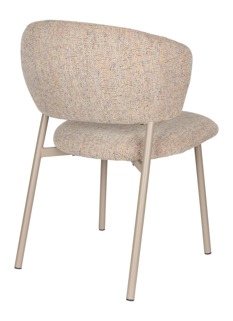 Esszimmerstuhl Jasmine im 2er-Set, Multicolour mit Metallgestell