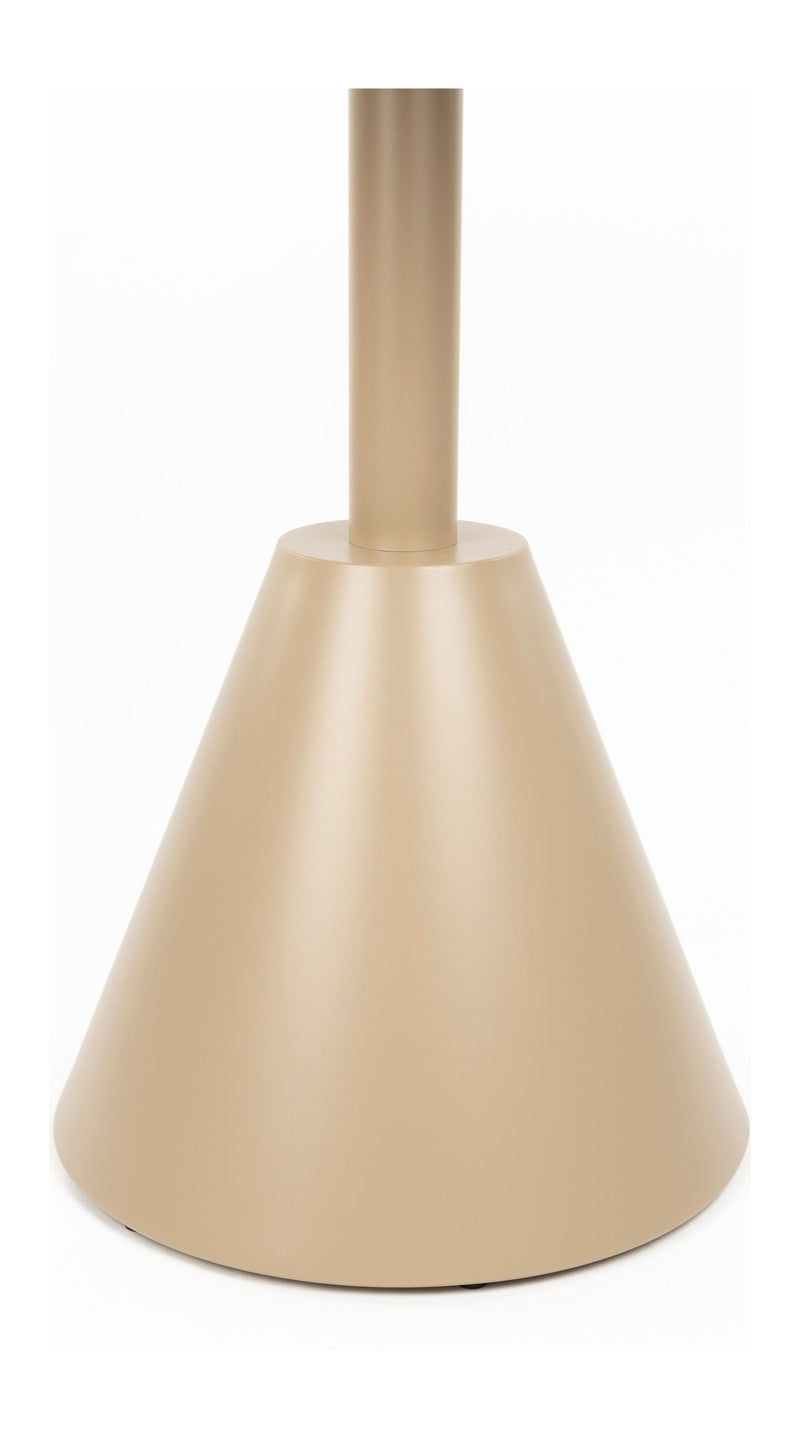 Bistrotisch Fabby Beige aus Metall mit Pulverbeschichtung, Garten