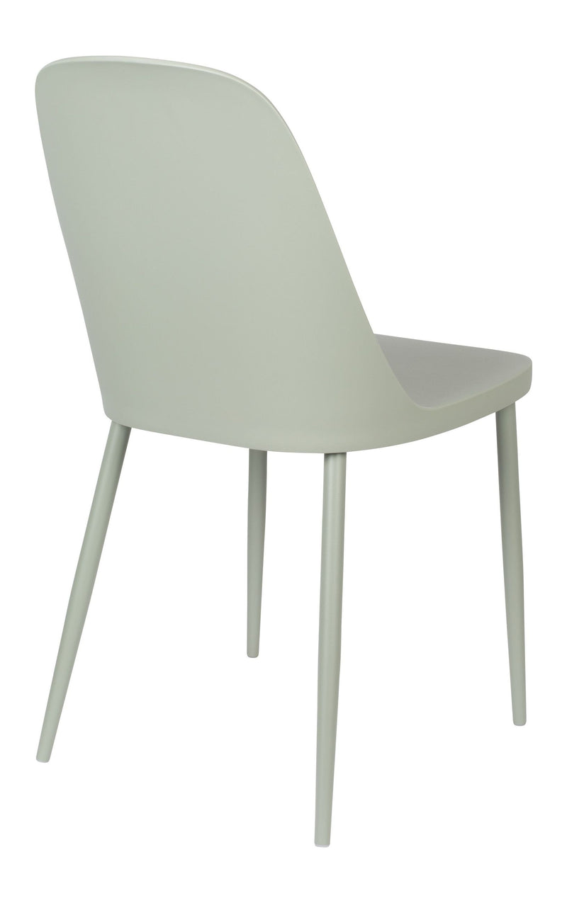 Esszimmerstuhl Pip im 2er-Set, Mint mit stabilem Metallgestell