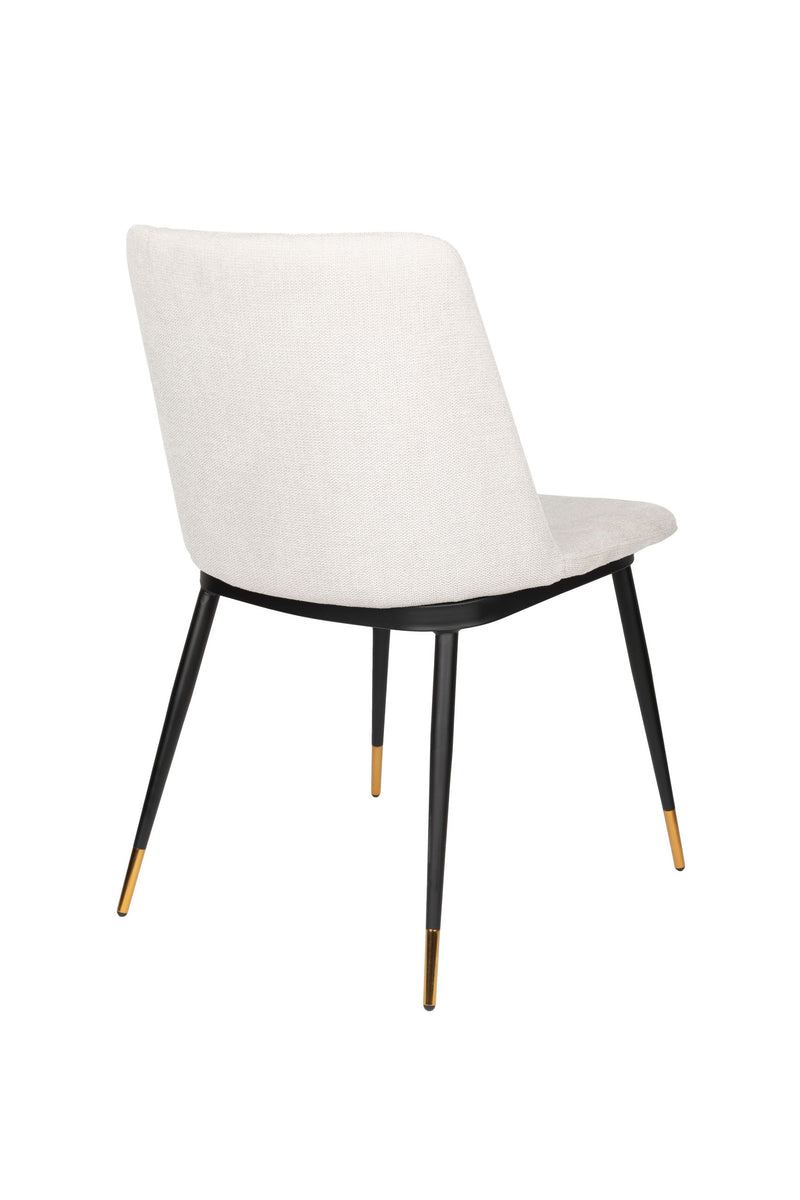Esszimmerstuhl Lionel im 2er-Set, Beige mit elegantem Stoffbezug