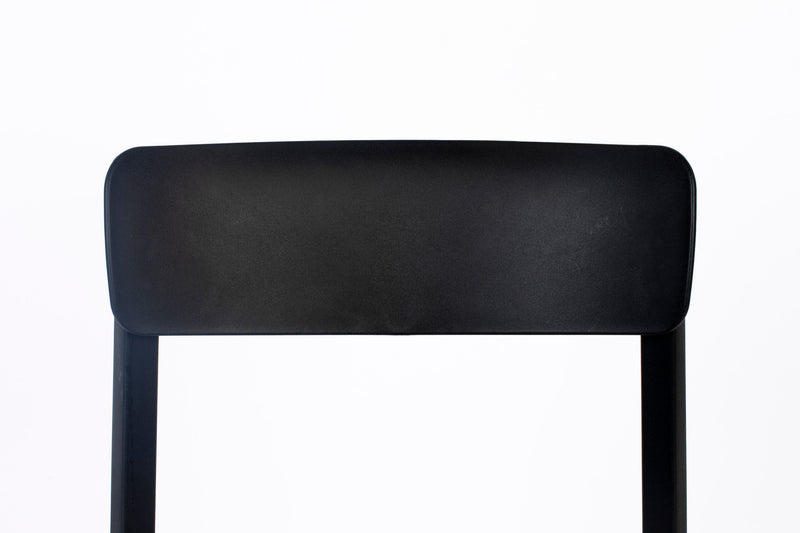 Esszimmerstuhl Clive im 4er-Set, Schwarz aus Kunststoff für Wohnzimmer