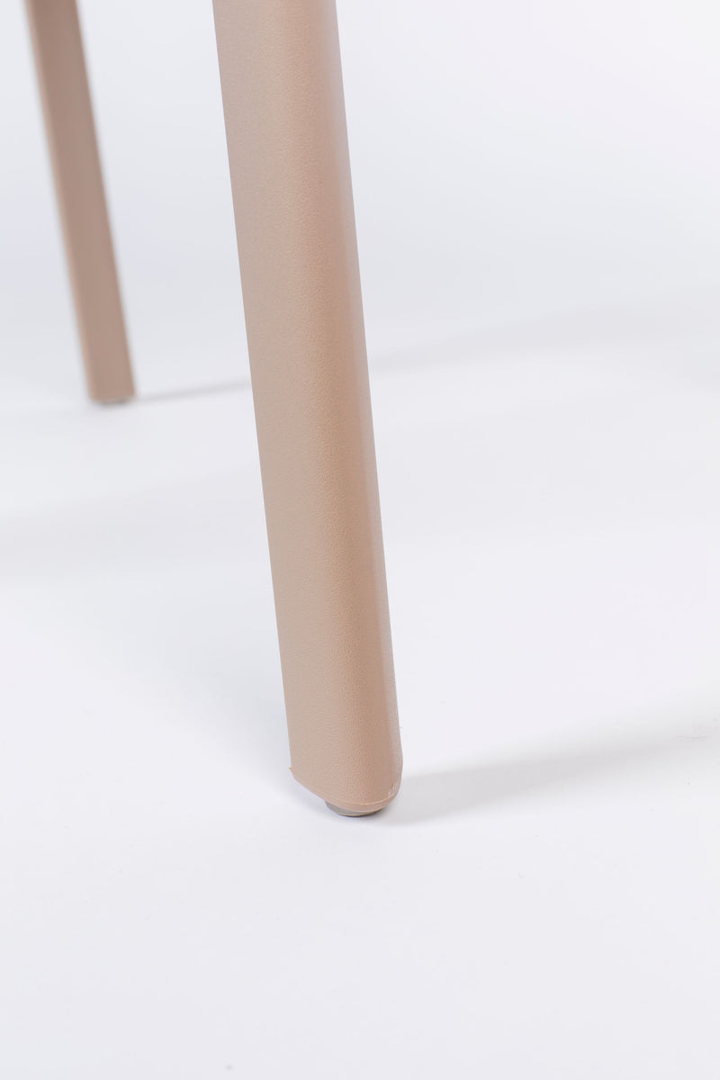 Esszimmerstuhl Clive im 4er-Set aus Kunststoff, Hellbraun fürs Zimmer