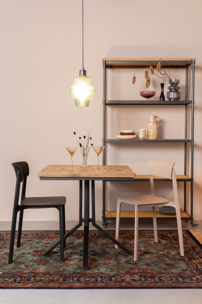 Esszimmerstuhl Clive im 4er-Set aus Kunststoff, Hellbraun fürs Zimmer