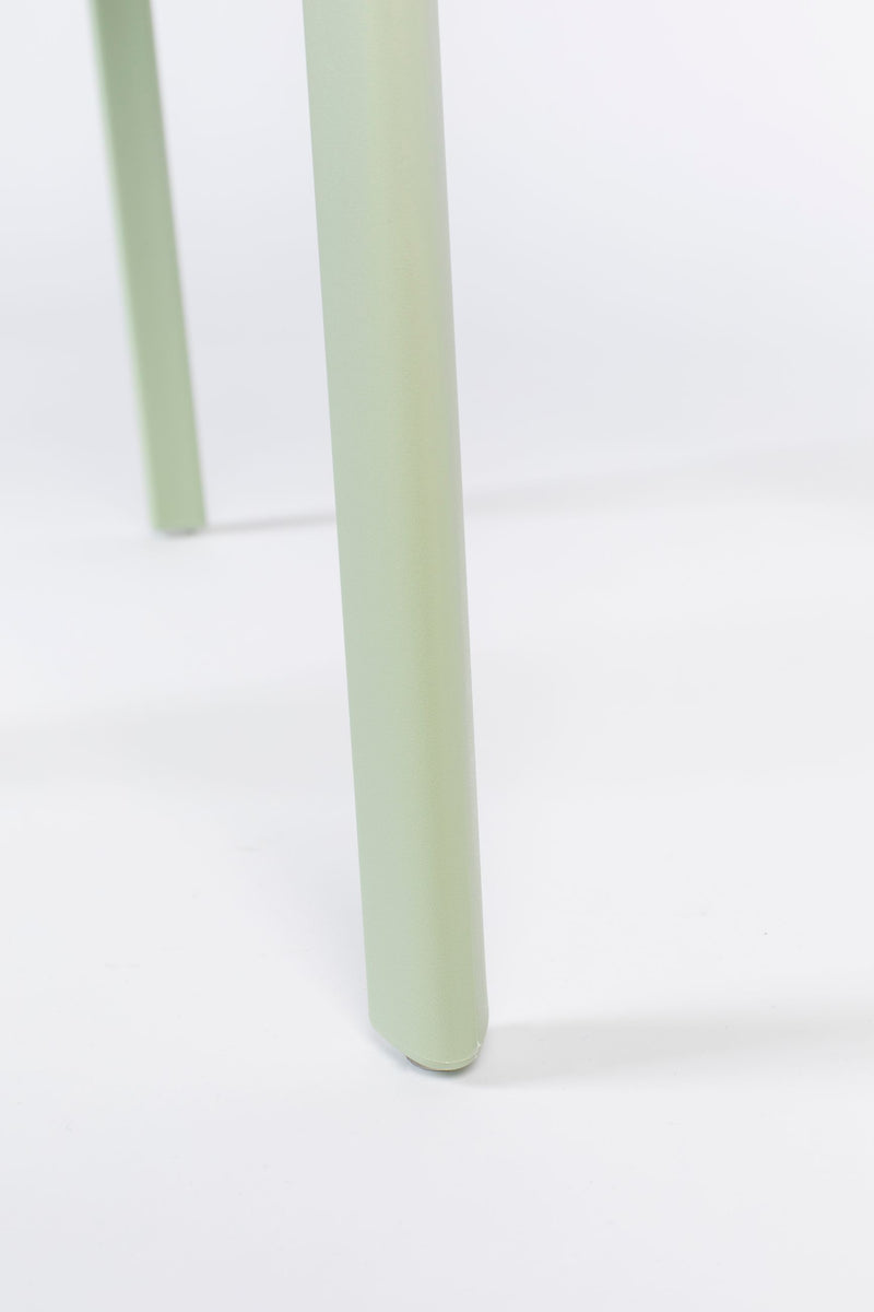 Esszimmerstuhl Clive im 4er-Set, Hellgrün aus Kunststoff, stapelbar