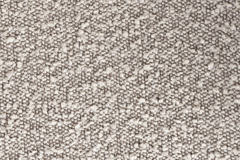 Esszimmerstuhl Charly im 2er-Set, Grau mit Bouclé-Bezug, Metallrahmen