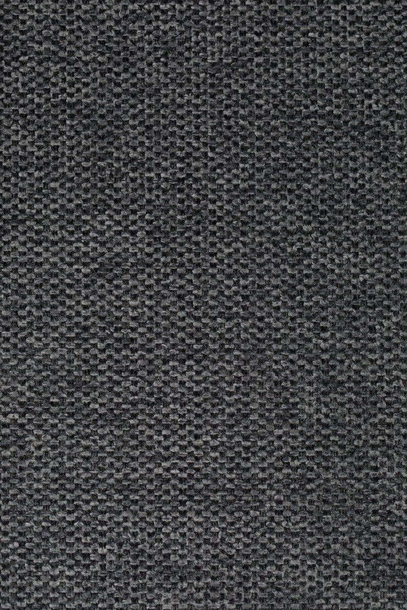 Sessel Jolien im 2er-Set, Grau gepolstert mit schwarzem Metallgestell