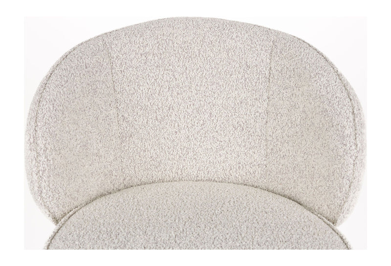Barhocker Joa im 2er-Set, Beige mit Metallgestell für Küche & Bar
