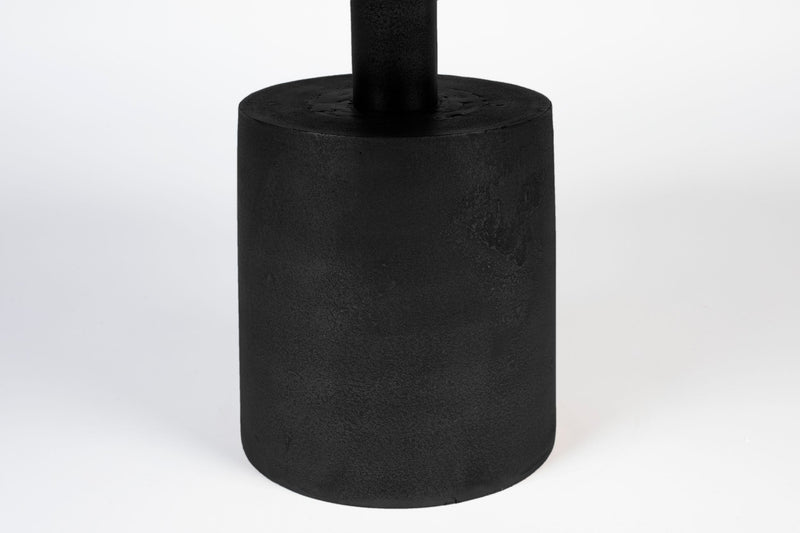 Couchtisch Mason rund aus Aluminium in Antique Black fürs Wohnzimmer
