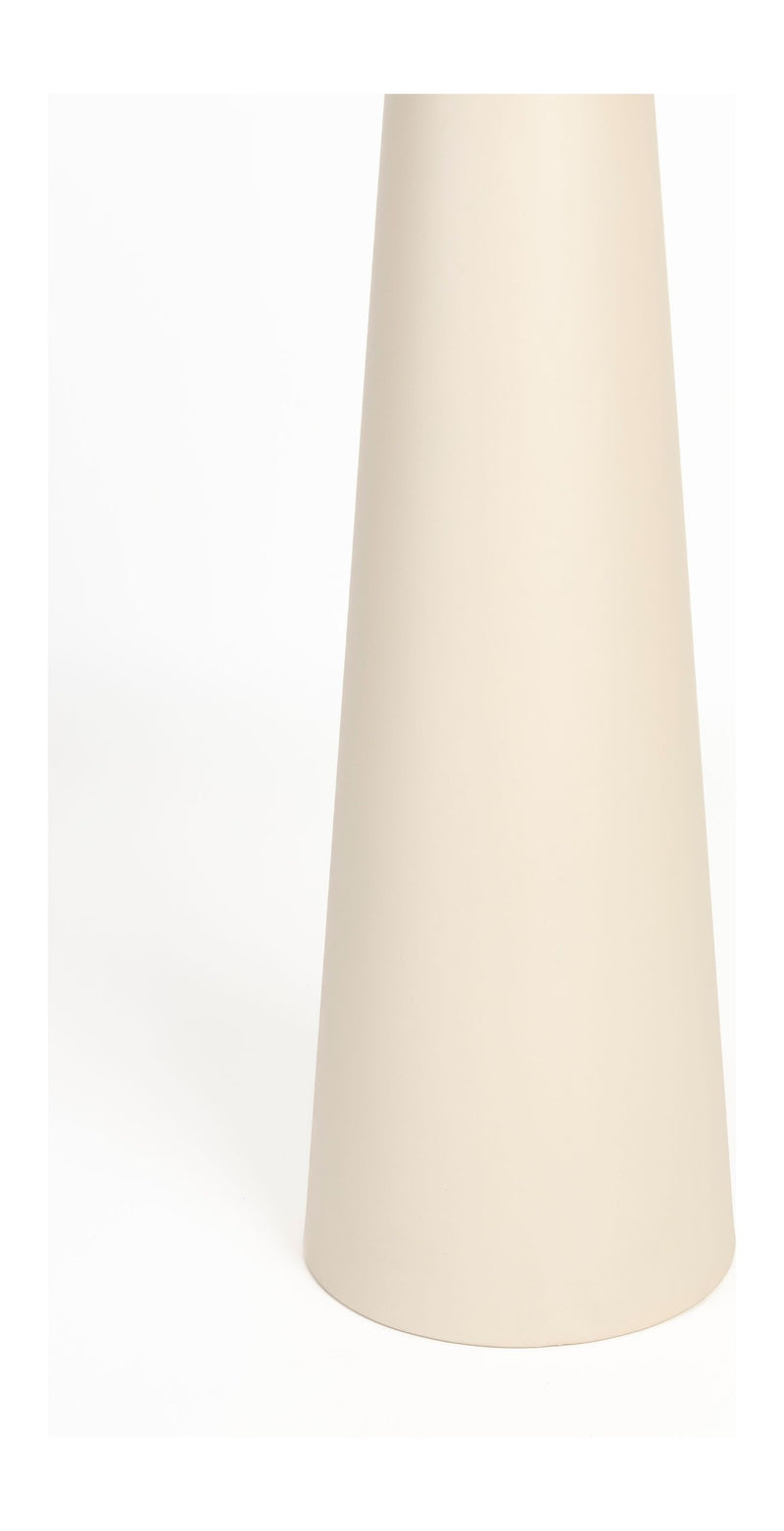 Beistelltisch Joya High mit Keramik-Platte in Travertin-Optik, Beige