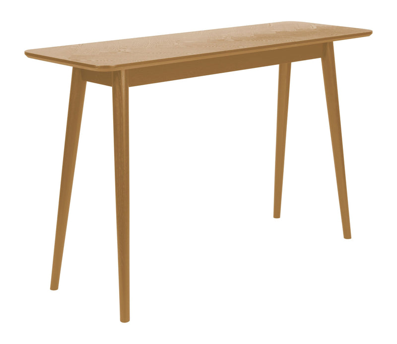 Konsolentisch Fabio 120x40 cm Eichenfurnier mit Fischgrätmuster, Natur