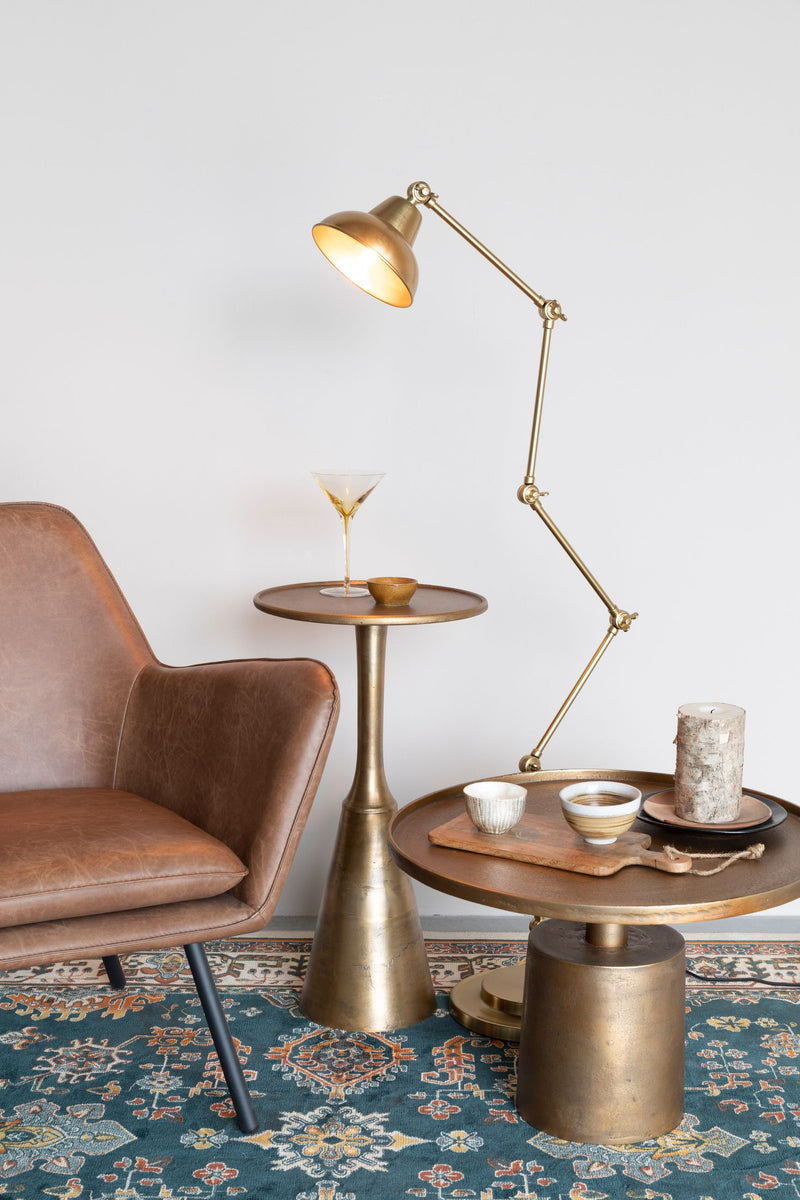 Teppich Raz 200x300 cm Camel mit Fransen aus Viskose für Wohnzimmer