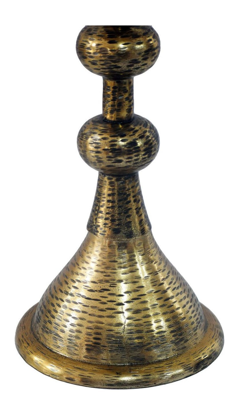 Beistelltisch Aluminium Gold im orientalischen Design von Wohnling