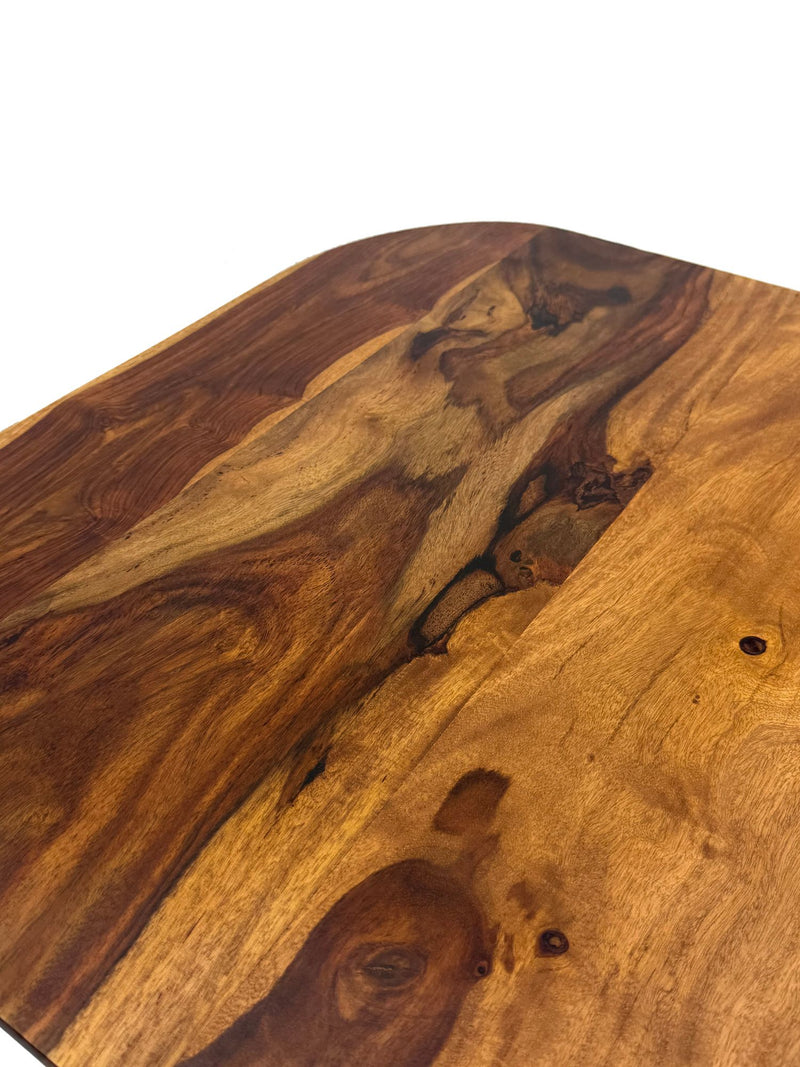 Couchtisch Sheesham Massivholz 60x60cm, quadratisch fürs Wohnzimmer