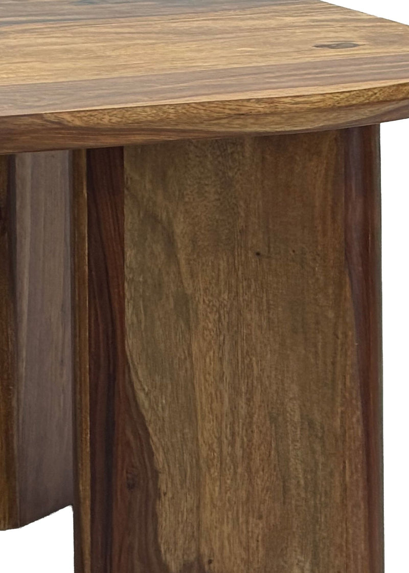 Couchtisch Sheesham Massivholz 60x60cm, quadratisch fürs Wohnzimmer