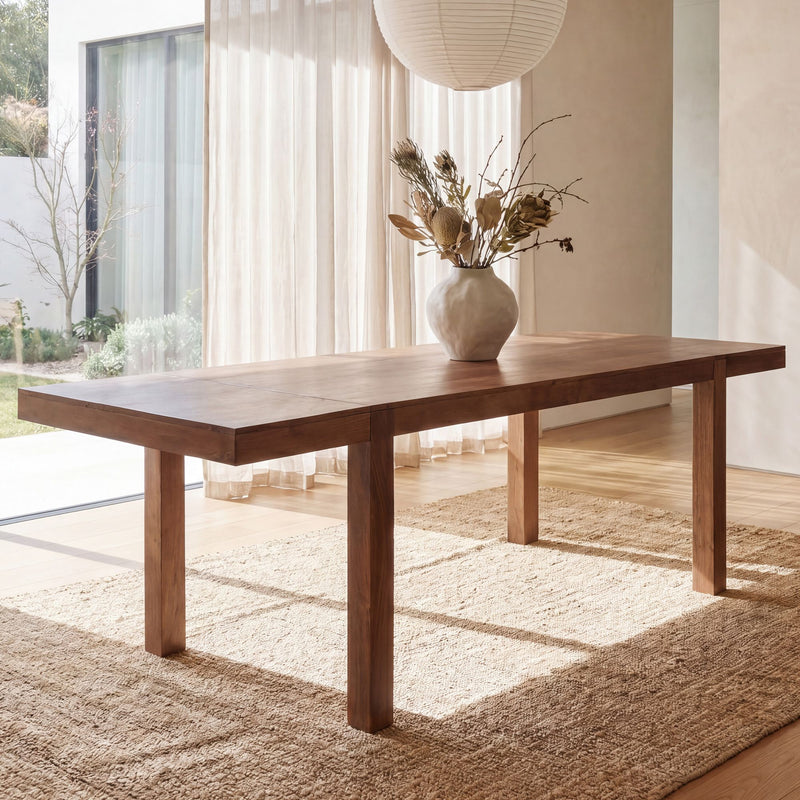 Esszimmertisch Akazie Massivholz 160-240 cm ausziehbar, Dunkelbraun