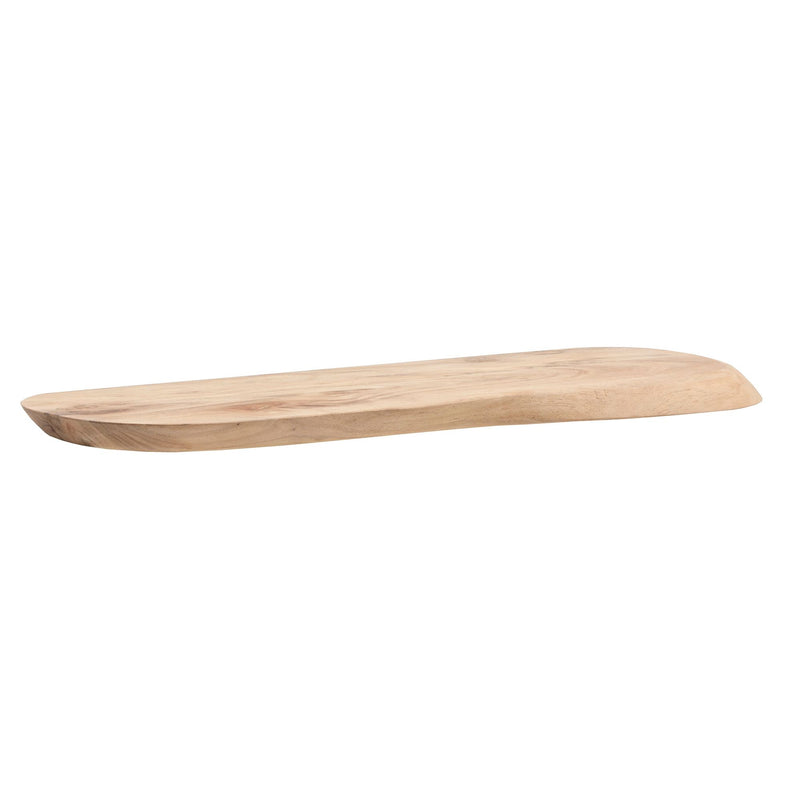 Wandregal Akazie Massivholz 60 cm, Hängeregal in schwebendem Design