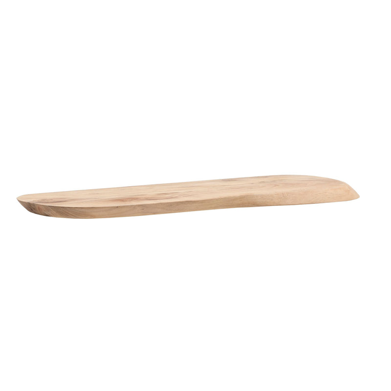 Wandregal Akazie Massivholz 80 cm - Schwebendes Design-Hängeregal