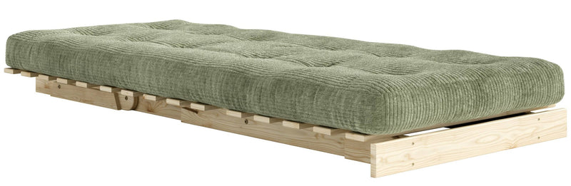 Sofa Schlafsofa ROOTS 90 Polster Cord Kiefer massiv unbehandelt Karup