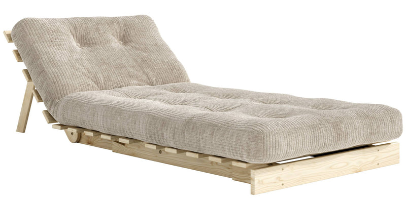 Sofa Schlafsofa ROOTS 90 Polster Cord Kiefer massiv unbehandelt Karup