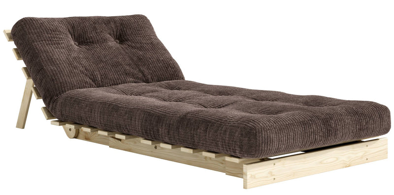 Sofa Schlafsofa ROOTS 90 Polster Cord Kiefer massiv unbehandelt Karup