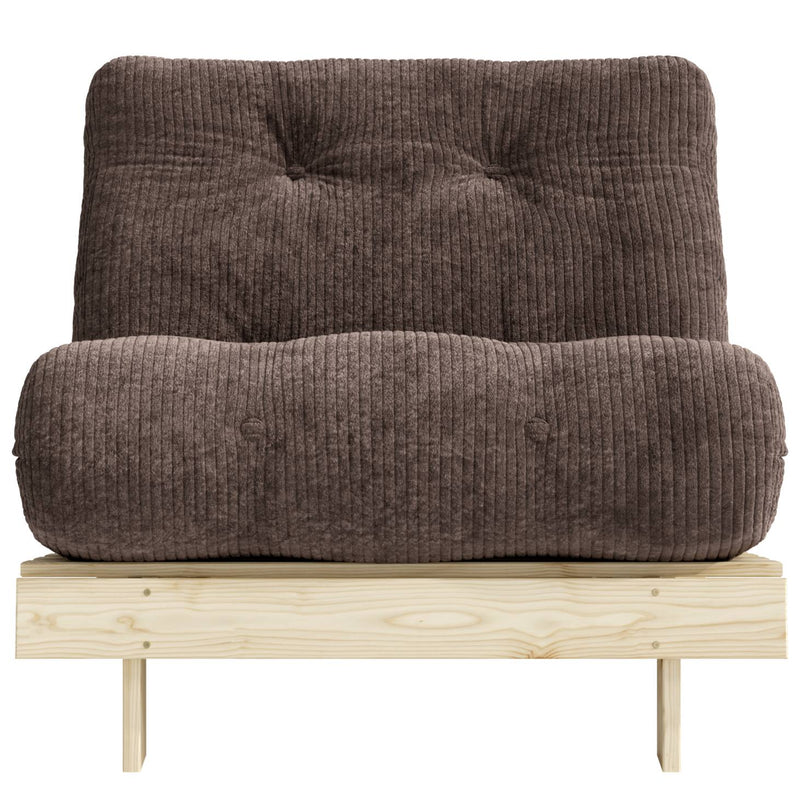 Sofa Schlafsofa ROOTS 90 Polster Cord Kiefer massiv unbehandelt Karup