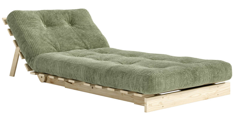 Sofa Schlafsofa ROOTS 90 Polster Cord Kiefer massiv unbehandelt Karup
